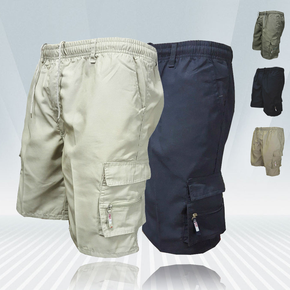 Men's Loose Multi Pocket Cargo Shorts for Summer Sports