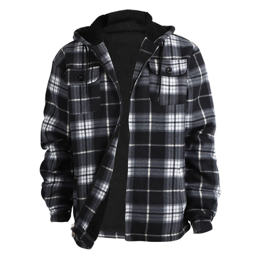 TanBridge Heavyweight Sherpa Hoodie Jacket