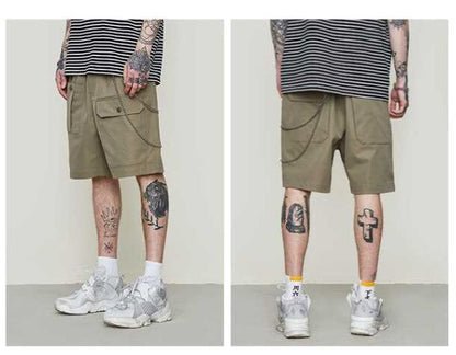Men's Casual Cargo Shorts with Multiple Pockets