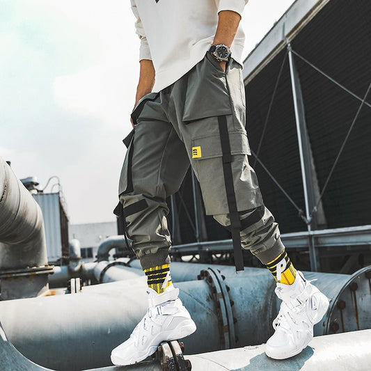 Trendy Men's Multi-Pocket Overalls