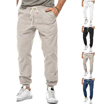 Men's Casual Loose Tapered Pants for Outdoor Leisure