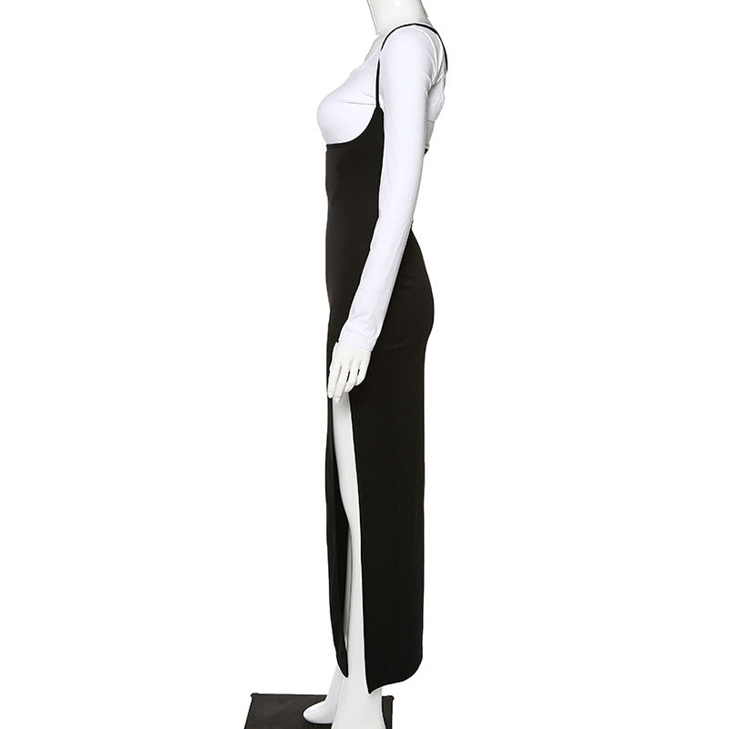 Cross-Back Sexy Spaghetti Strap Bodycon Dress