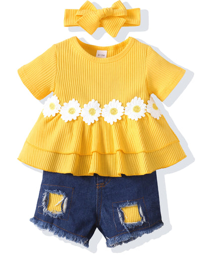Daisy Delight Toddler Outfit 2T-3T