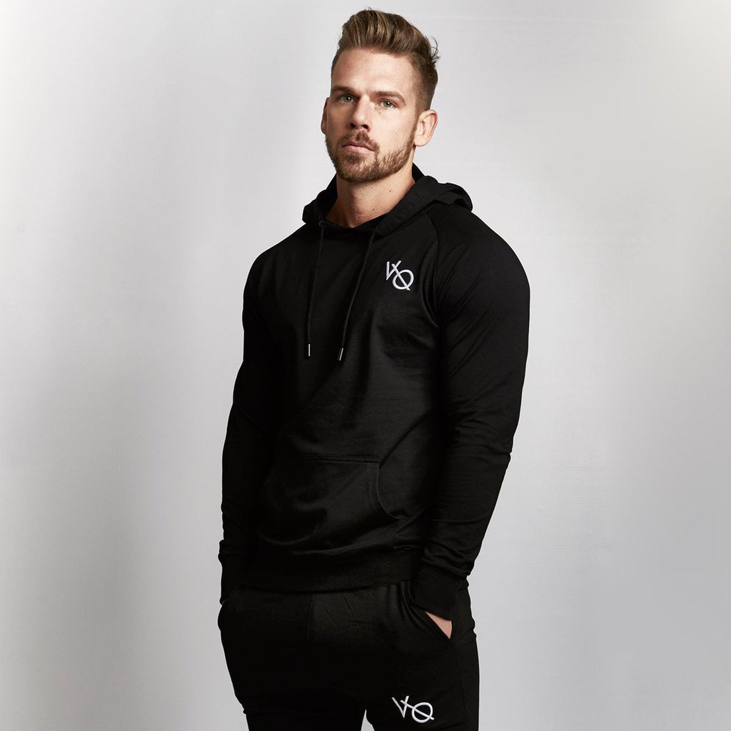 Men's Pullover Sports Hoodie for Autumn Fitness Wear
