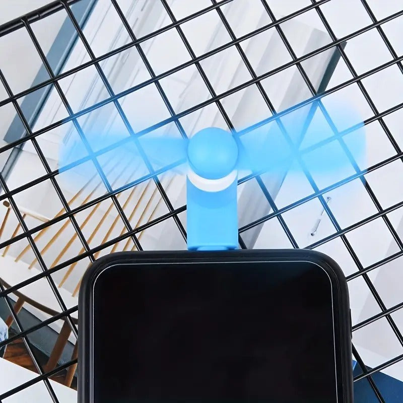Portable Mini Phone Fan for Android & Apple Devices