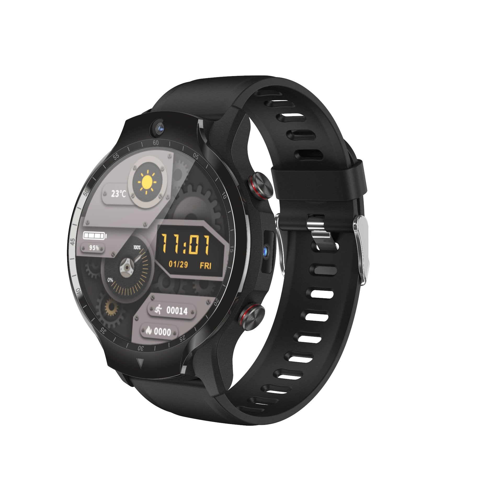 Custom Dial Android Smart Watch with Heart Rate Monitor