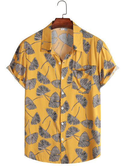 2026 Men's Floral Short Sleeve Hawaiian Shirt