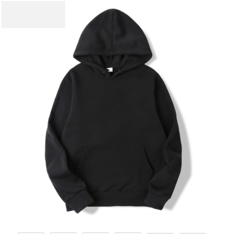 Fashionable Printed Hooded Sweatshirt