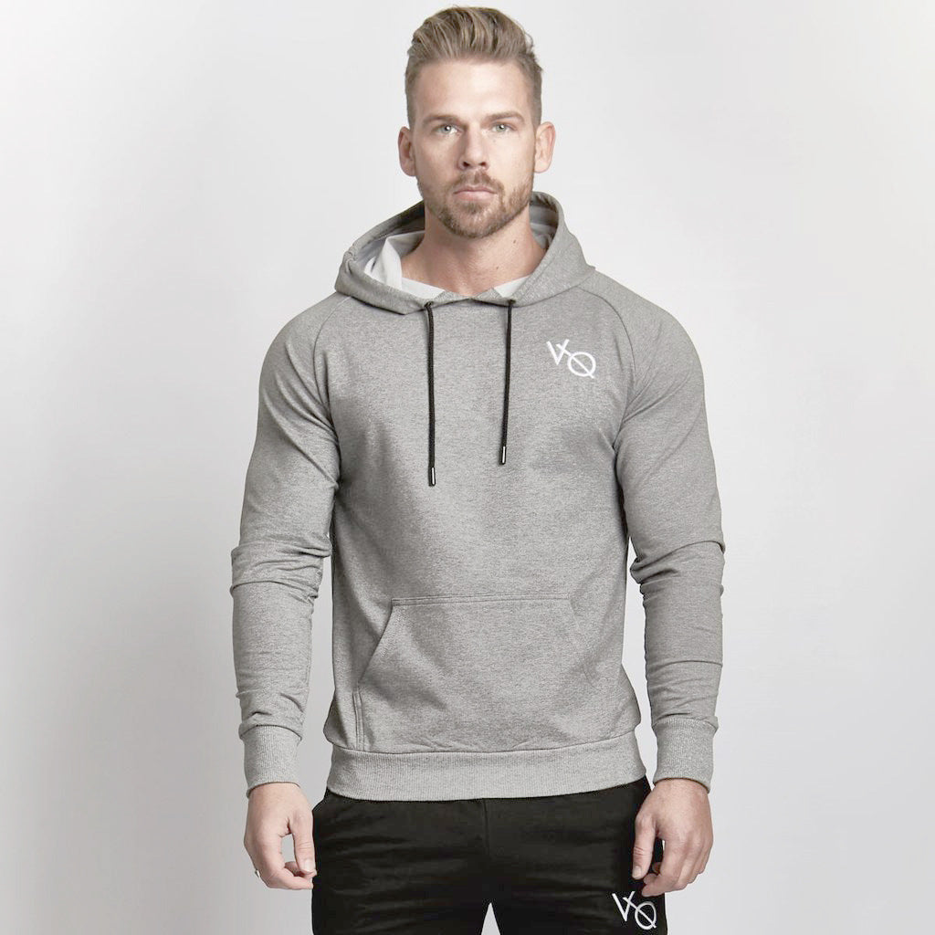 Men's Pullover Sports Hoodie for Autumn Fitness Wear