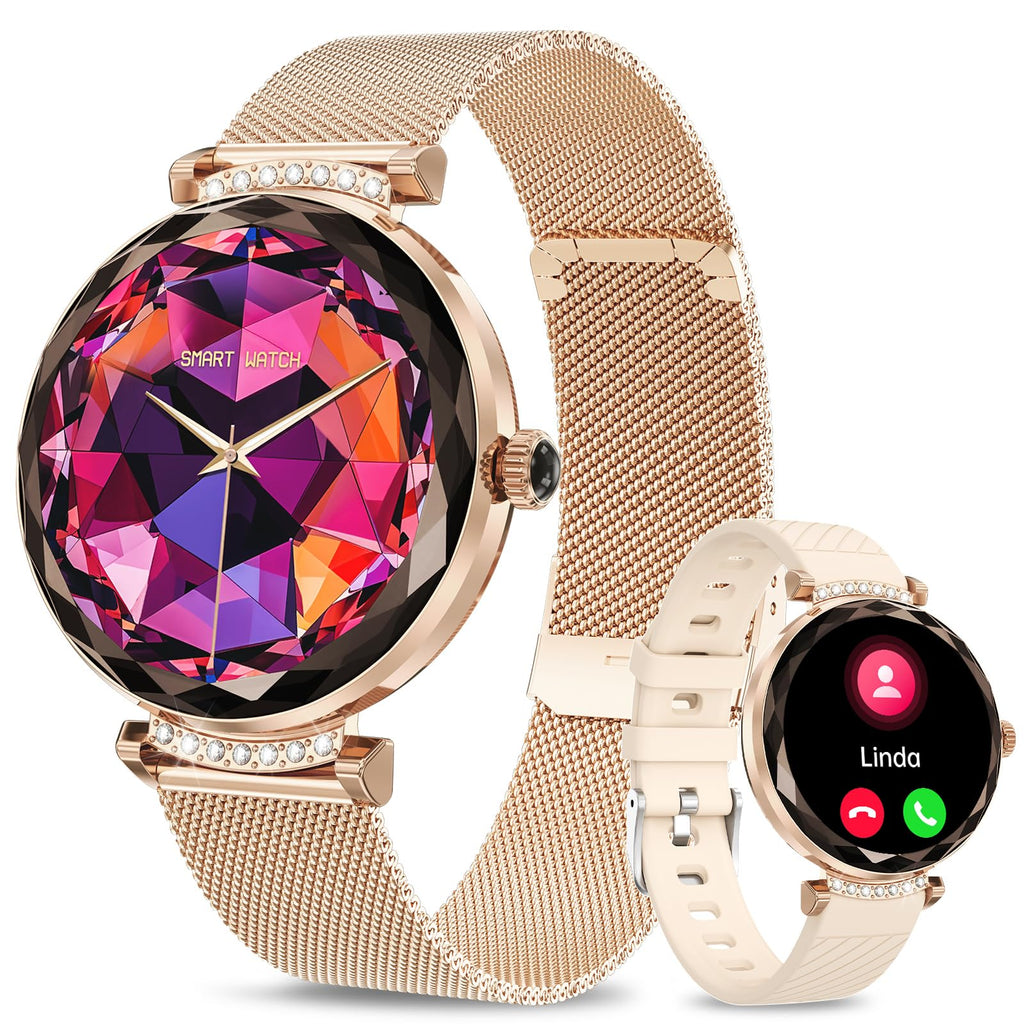 Smart Watches for Women(Answer/Make Call)1.19" AMOLED Fitness Watch