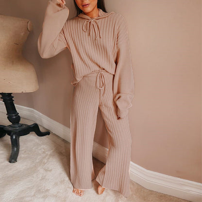 Women's Casual Long Sleeve Top & Pants Set (Fashion)
