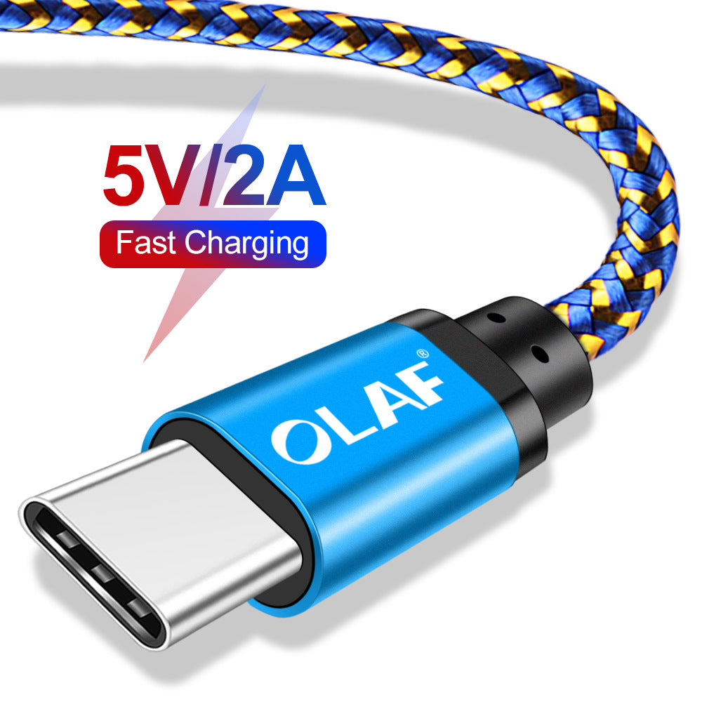 Durable Android Type-C Data Cable for iOS Devices