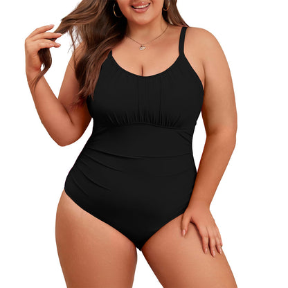 Curvy Vintage High-Waist Monokini XL