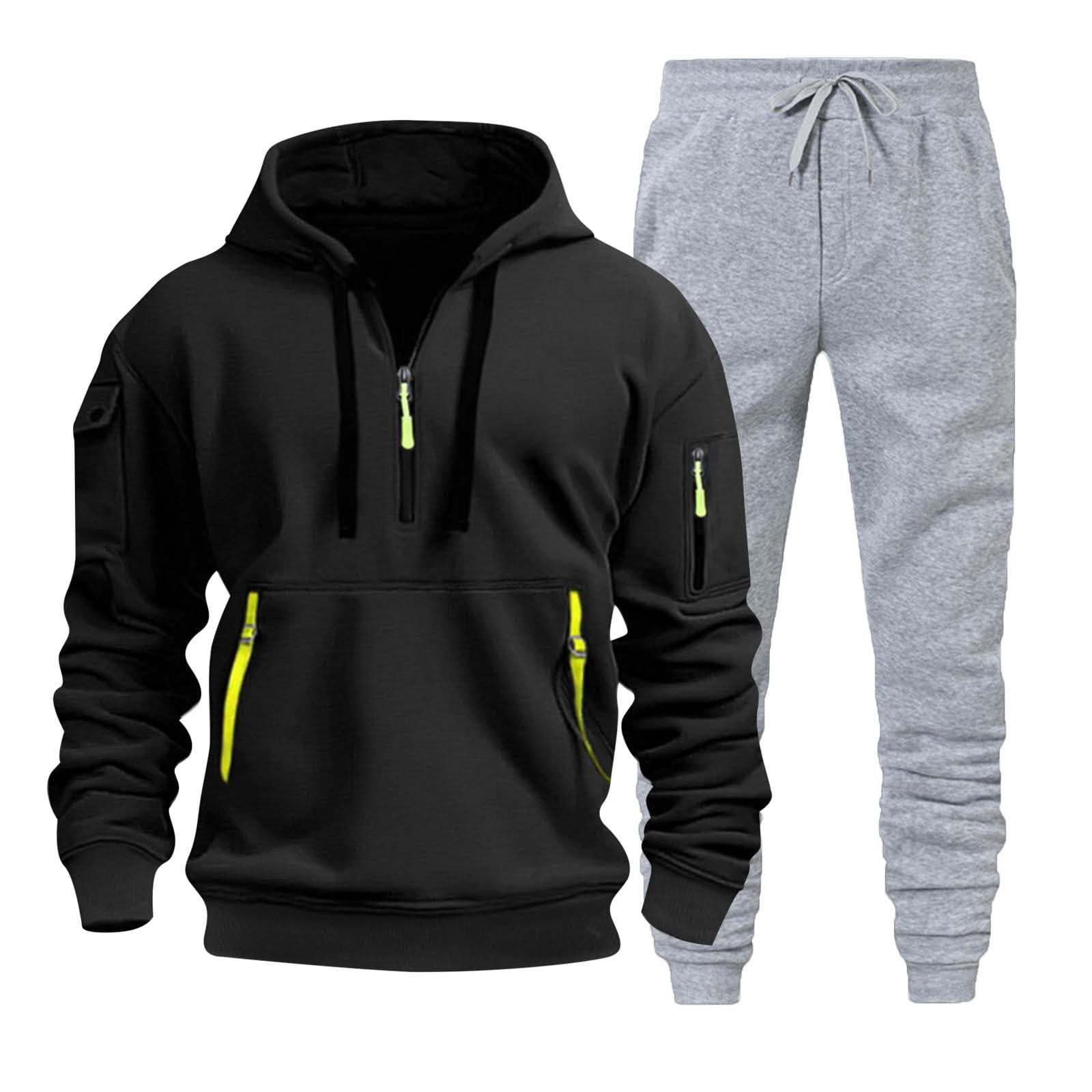 Men’s 2-Piece Hoodie Tracksuit Set