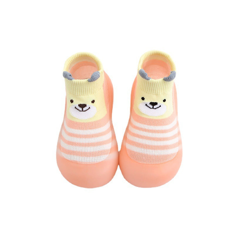Spring Baby Socks and Cartoon Non-Slip Shoes Wholesale