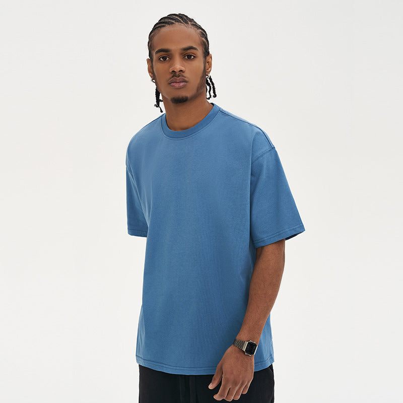 280G Heavy Crew Cotton Tee for Men