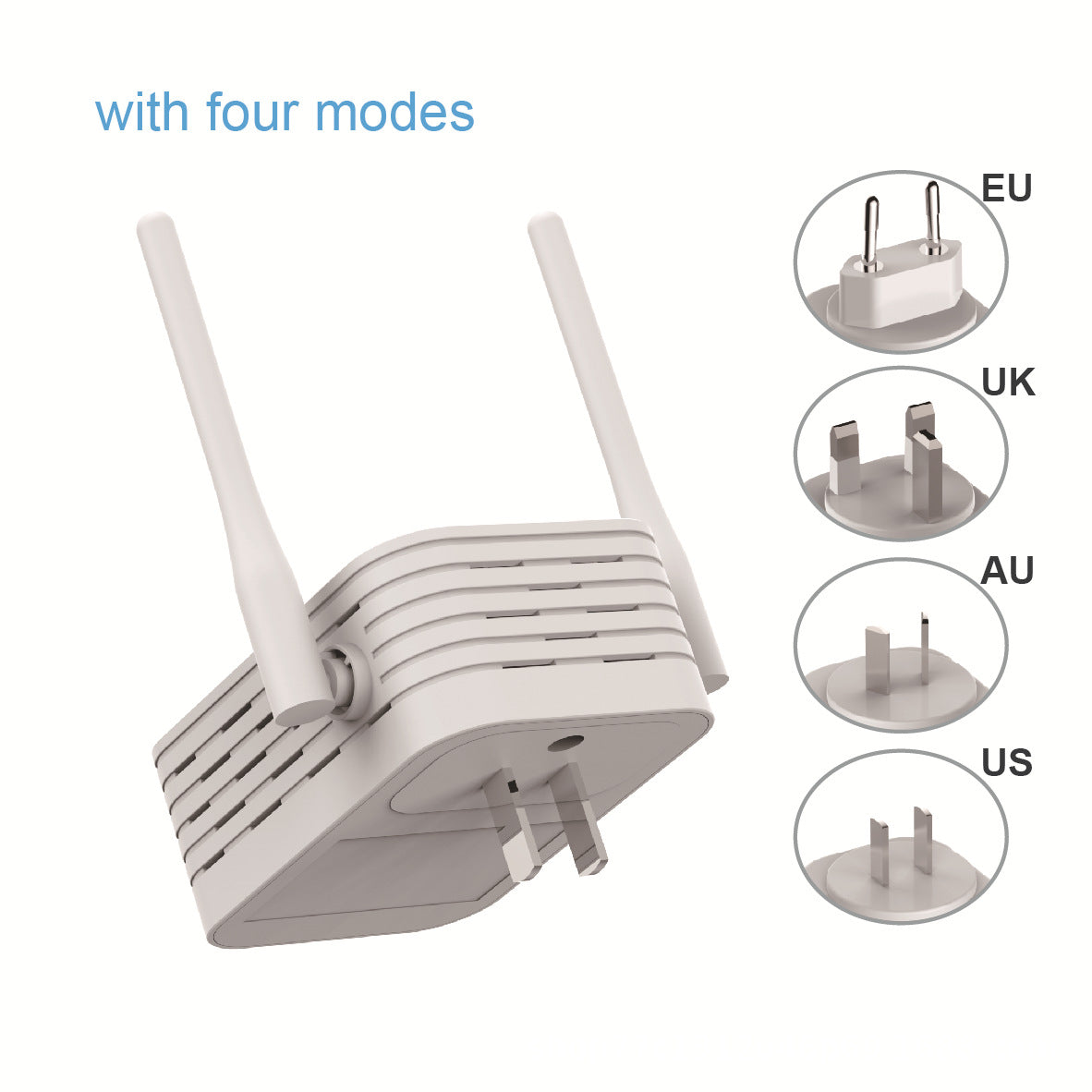 Dual Antenna Wireless WiFi Signal Amplifier Router