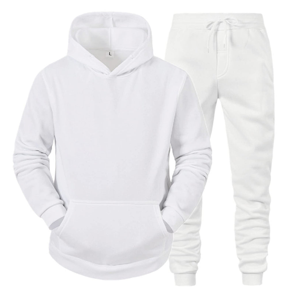 JMMSlmax Men Sport Tracksuits 2 Piece Jogging Suits Sets Pullover Hoodies Athletic Jogging Sweatsuits Sports Long Sleeve Set