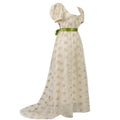 Elegant Empire Lace Regency Gown