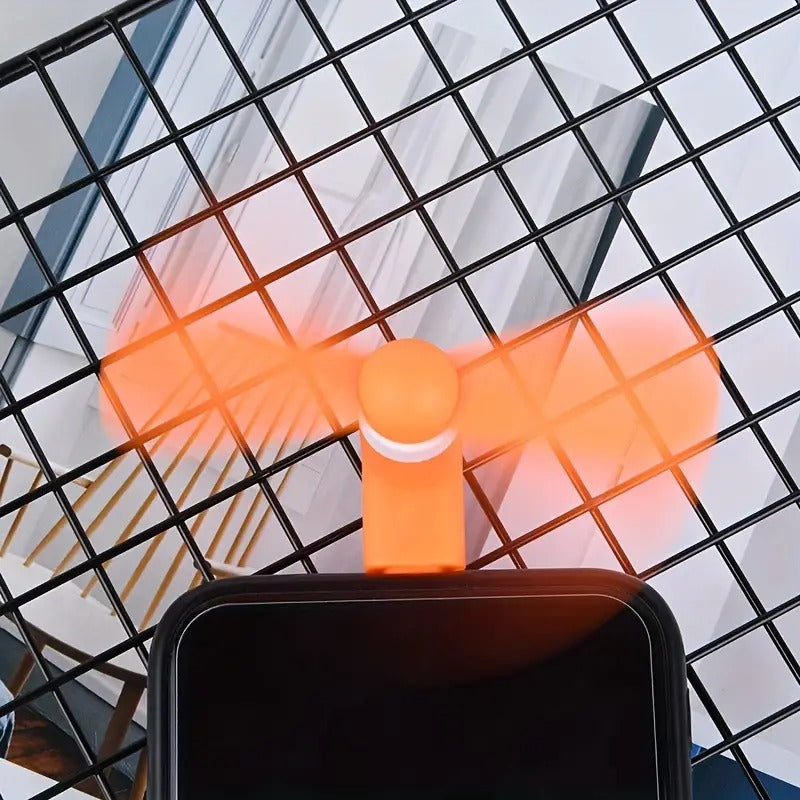 Portable Mini Phone Fan for Android & Apple Devices
