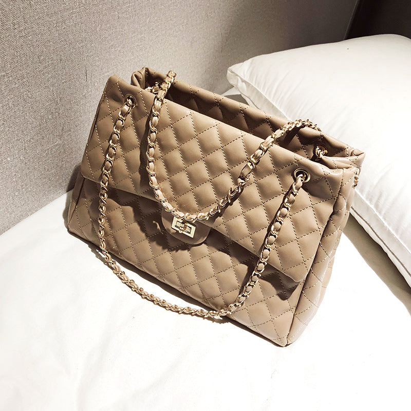 Quilted Chain Crossbody Shoulder Bag