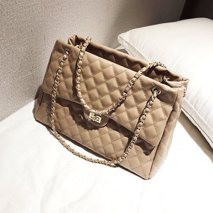 Quilted Chain Crossbody Shoulder Bag