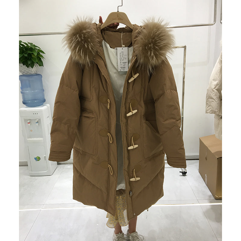 Chic Hooded Winter Down Jacket