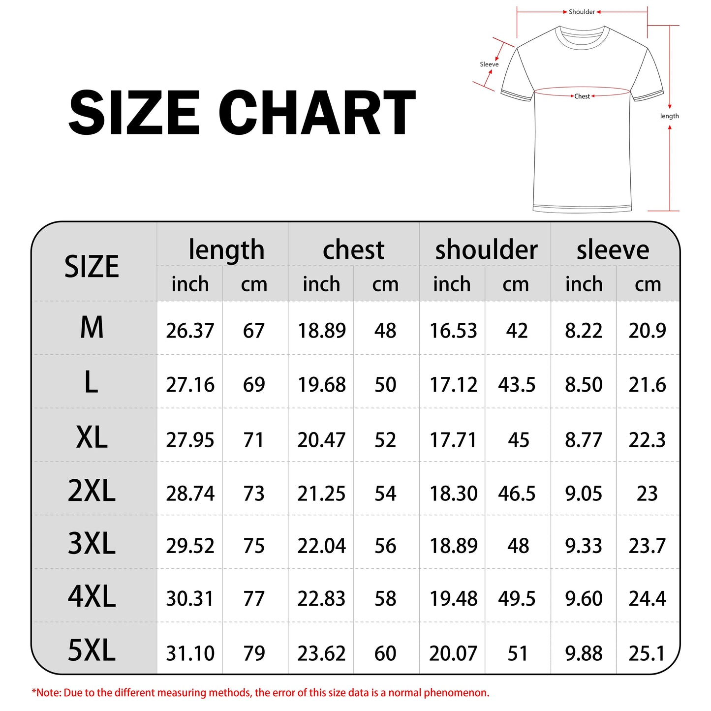 Men's Rose Motif Crew Neck Tee