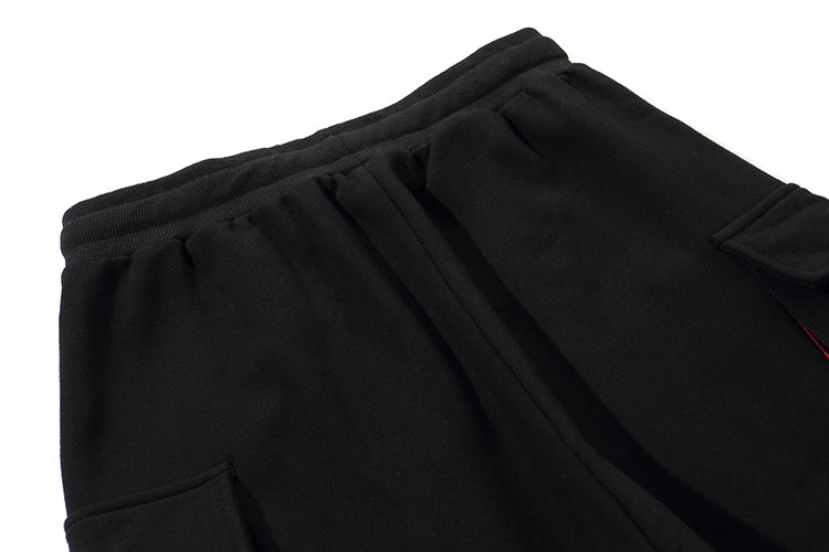 Men's Hip-Hop Cargo Pants with Tapered Cuffs