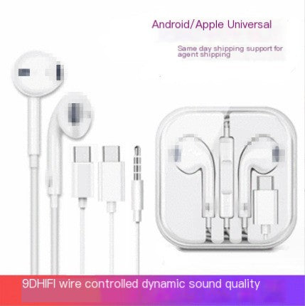 Wired and Bluetooth Earphones for iPhone and Android